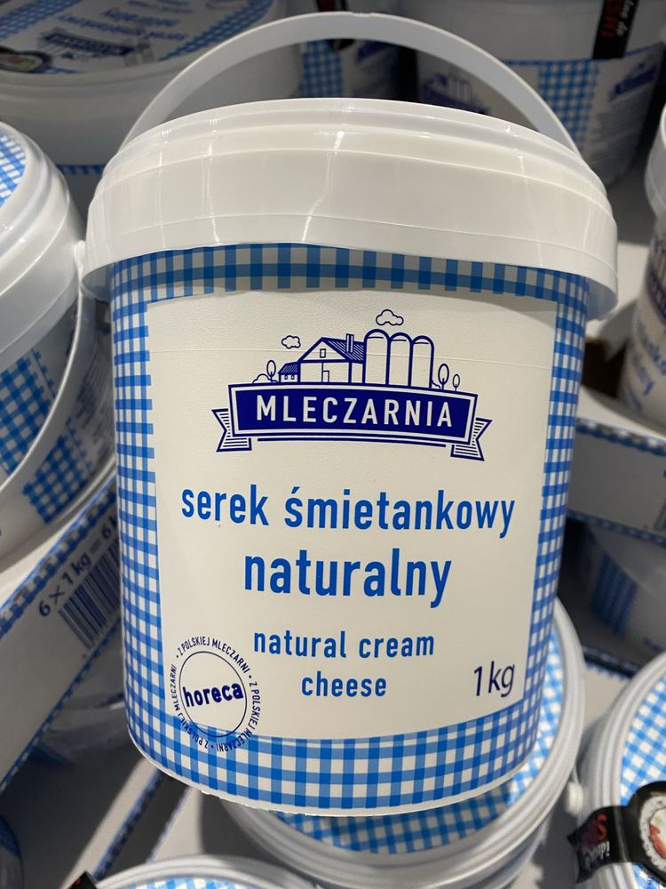 Крем сир 1кг Mleczarnia cream cheese 1kg