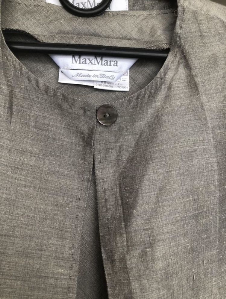 Льняной сарафан с пиджаком max mara