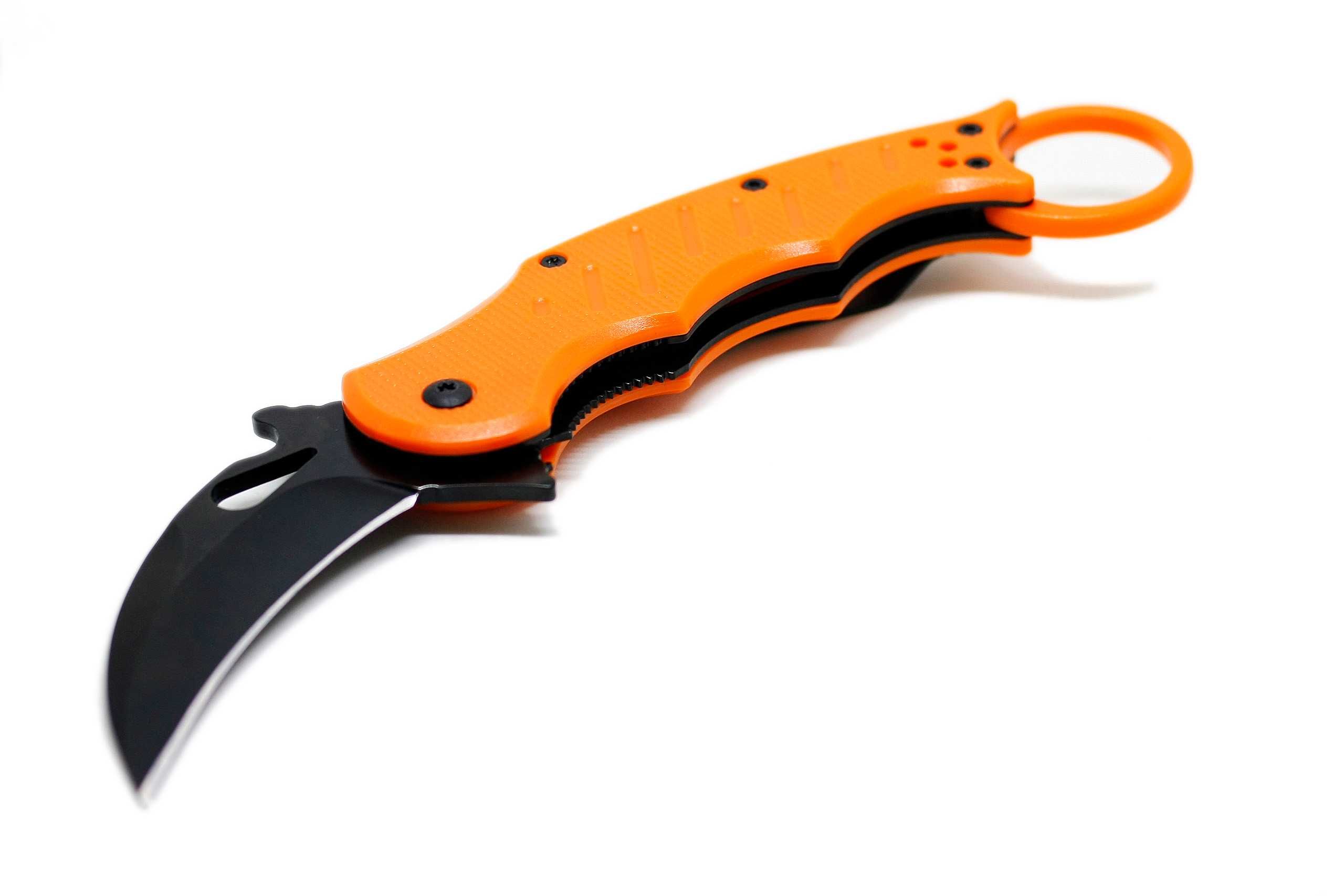 Nóż składany karambit pazur stal nierdzewna F478 SURVIVAL EDC