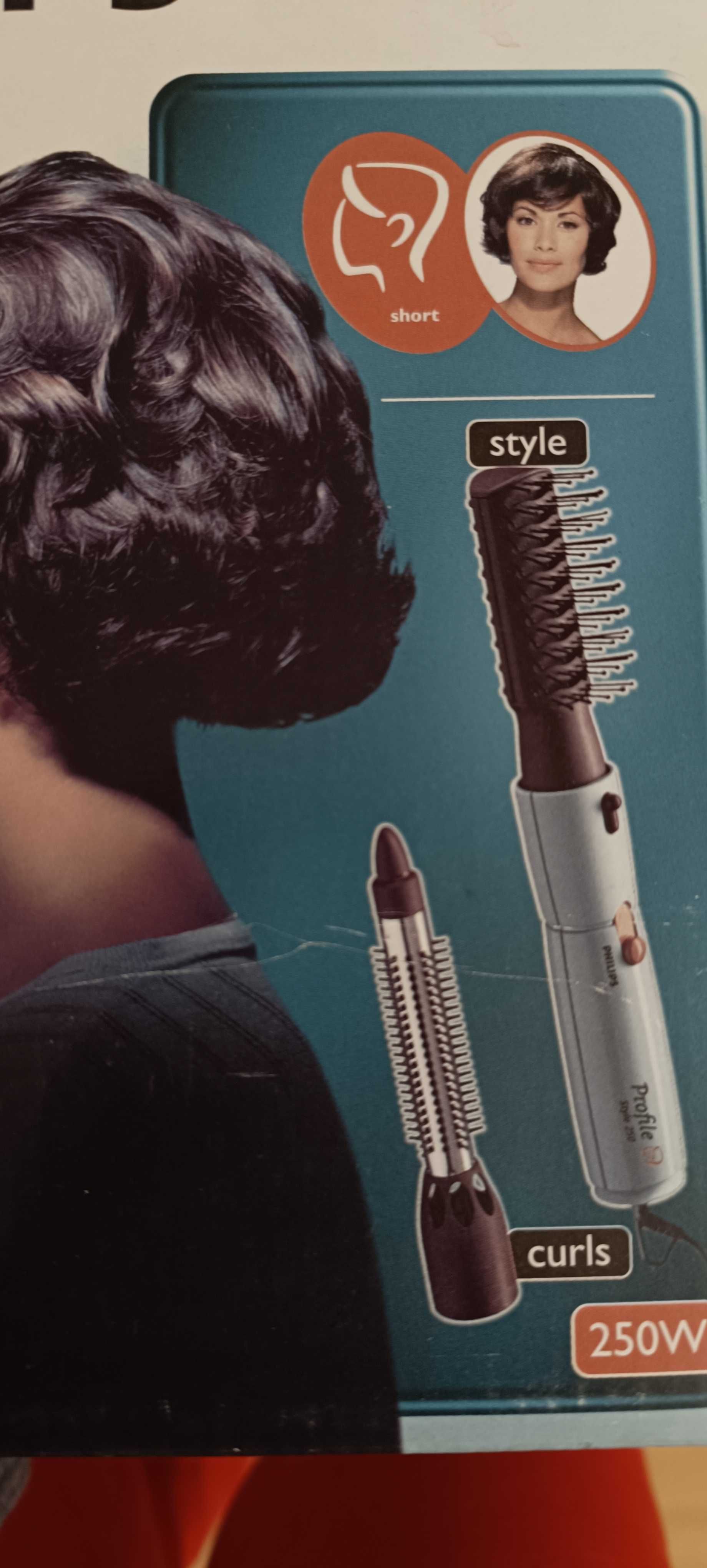 Suszarko-lokówka+szczotka modeluj+nasadka z wysuwanymi ząbkami,Philips