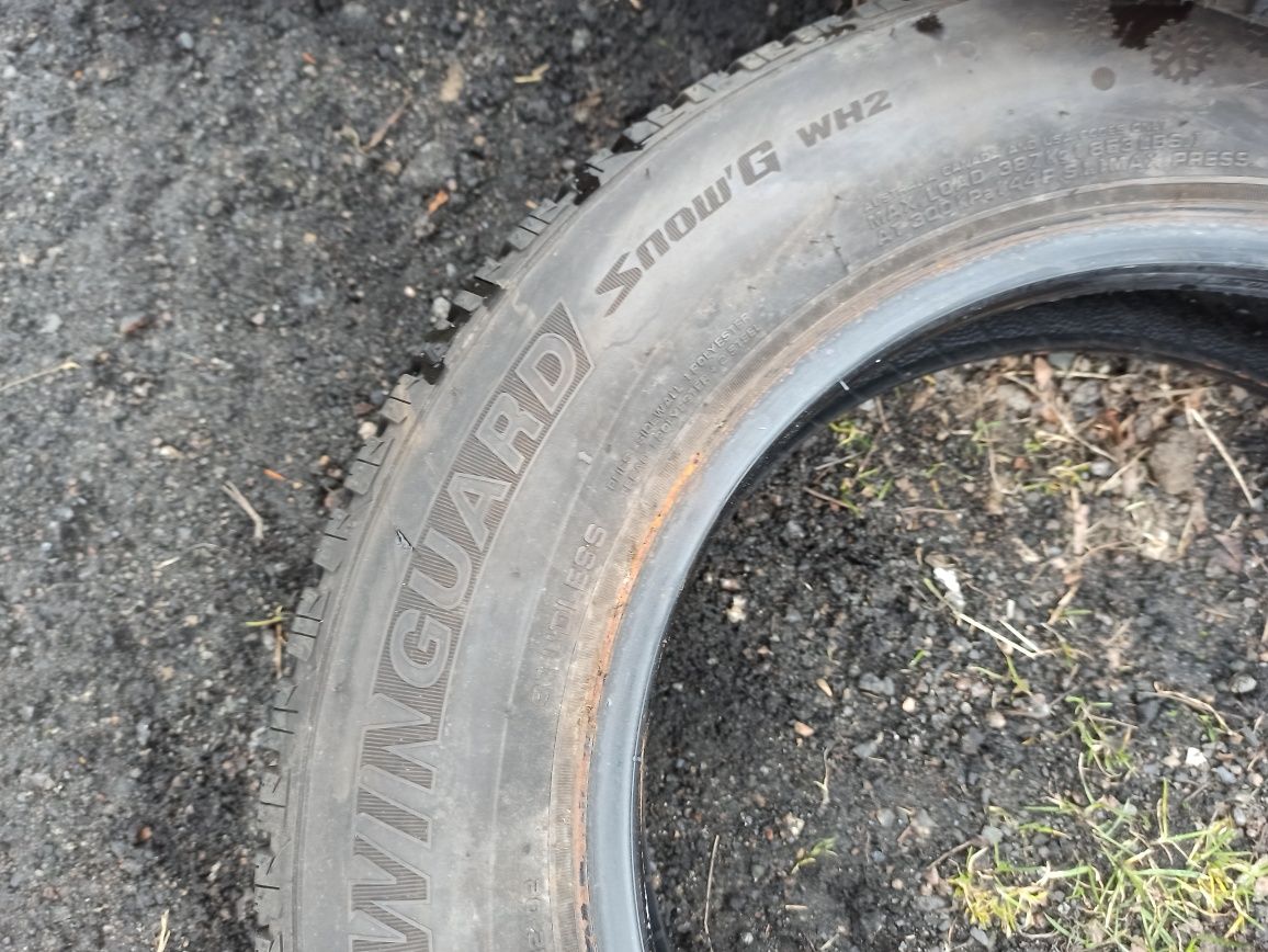 4 opony zimowe Nexen 145/80 13, 6.5mm