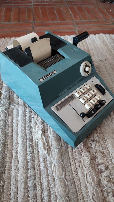 Máquina de calcular comercial Olivetti Summa Prima 20 - vintage Antiga