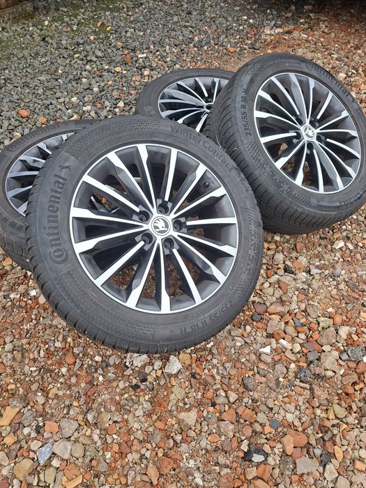Koła Skoda 18" 5x112 Opony zimowe 235/55/18