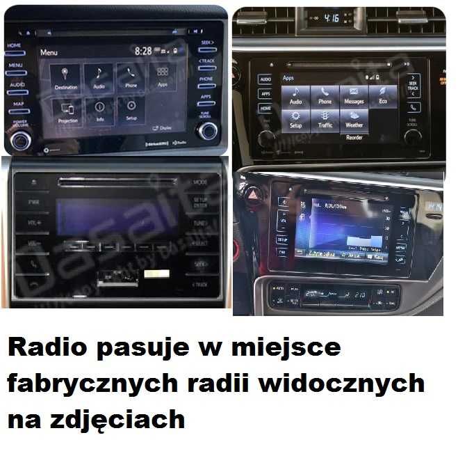 Toyota Corolla / Auris 2015_2018 Radio Android CarPlay/AA Qled 4G