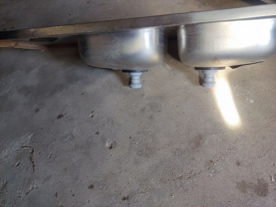 Lava loiça inox 2 cubas