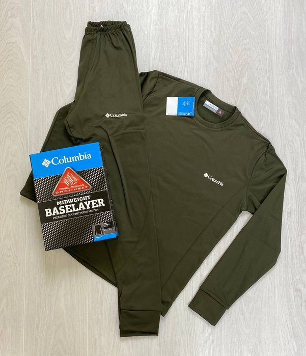 Термобілизна чоловіча костюм анатомічний Columbia Khaki 46-52р зимовий