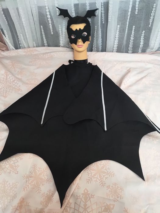 Strój przebranie nietoperz nocuś nietoperek gacek rozmiar 110/ 145