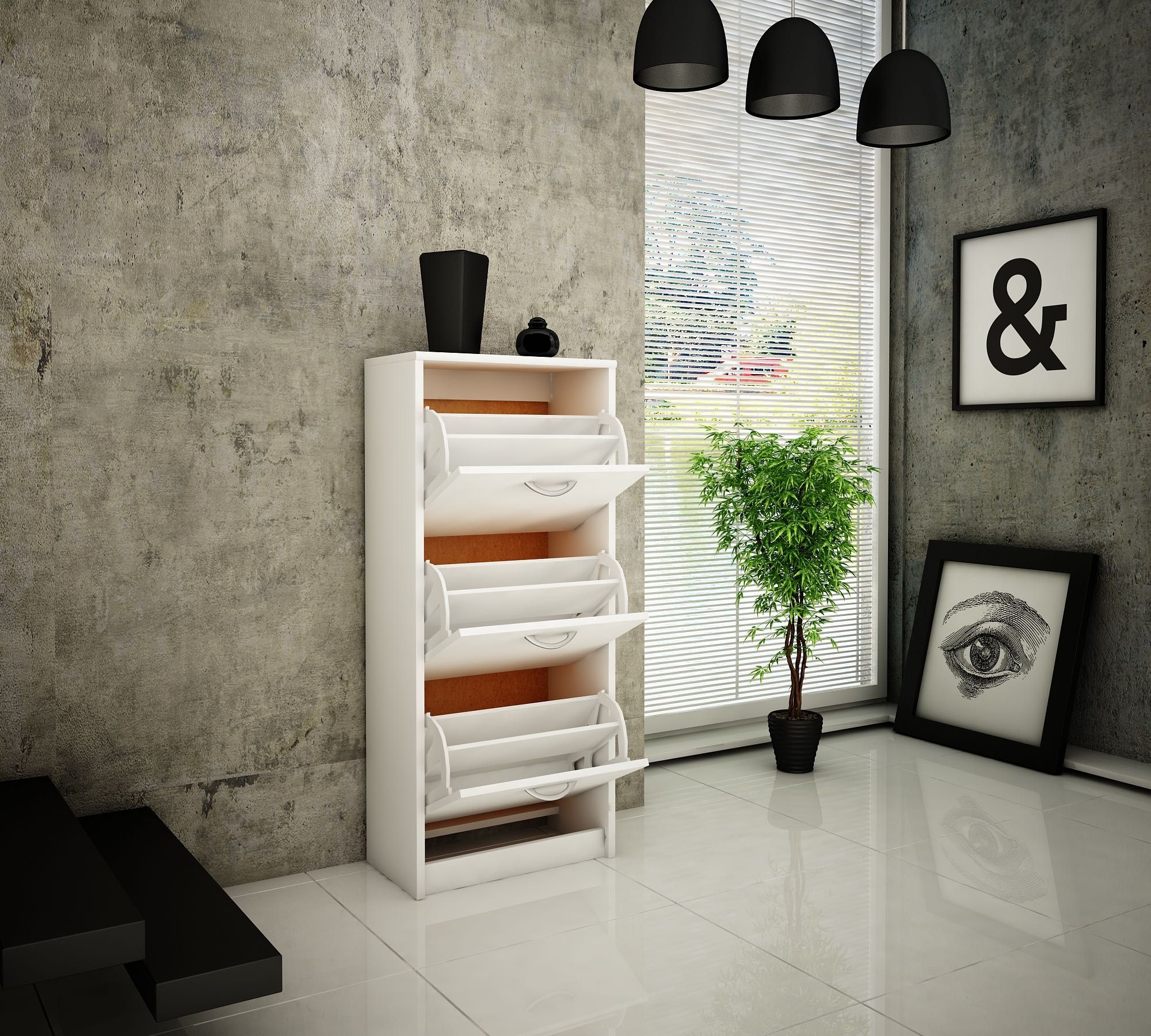 Nowa szafka na buty 116x50x28 - dab sonoma- DOSTĘPNE OD RĘKI
