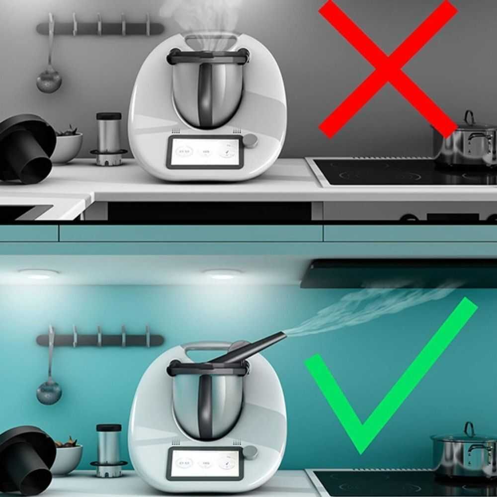 Nasadka odprowadzająca parę do thermomix obrotowa TM5 TM6 komin