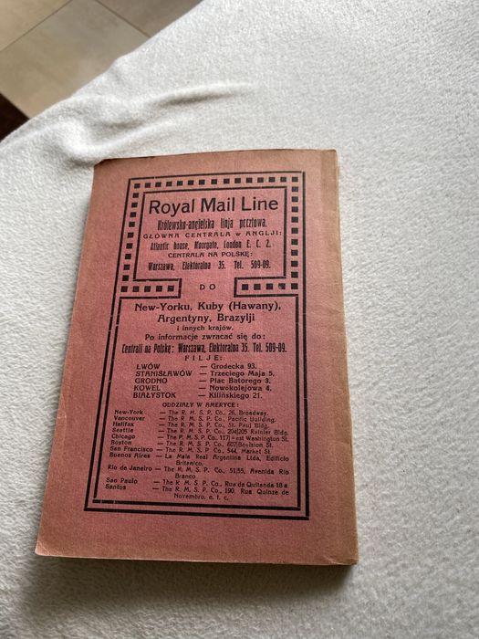 kalendarz robotniczy PPS na 1924 r.