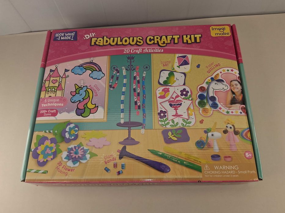 N174 Zestaw Kreatywny DIY Fabulous Craft Kit 20 Działań Nowy