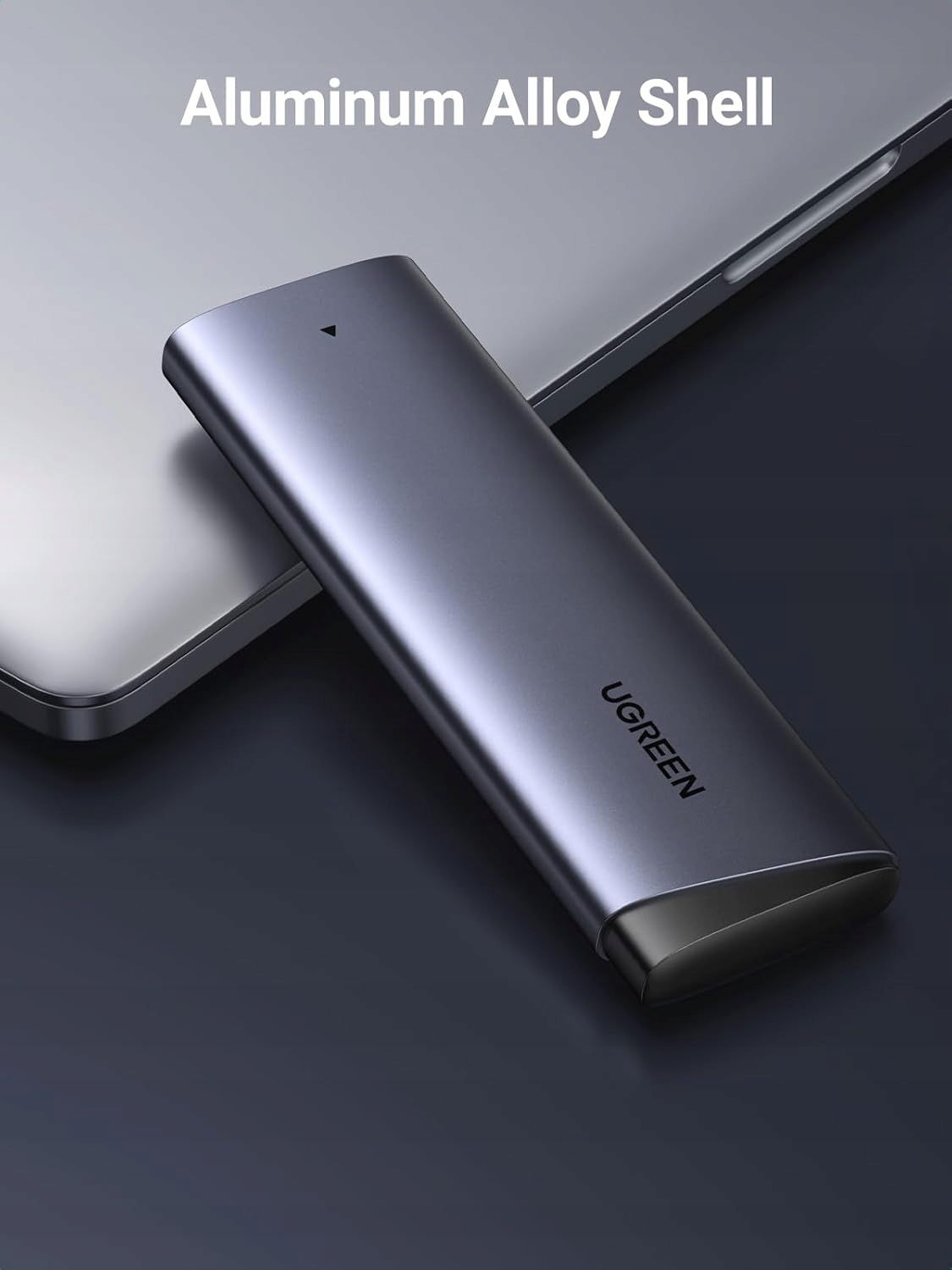 Adapter Dysku Twardego NVME M.2/NVME SSD PCIe M-Key/M+B Key USB-C 3.2