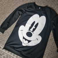 Чорний світшот, реглан, кофта Міккі Маус, Mickey Mouse