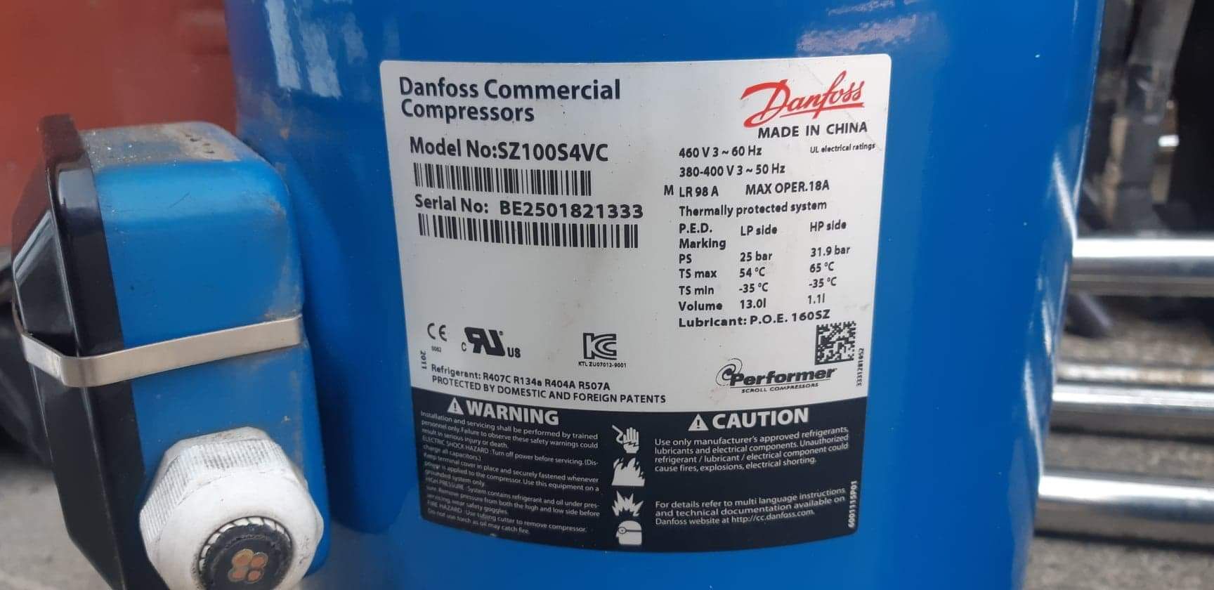 Danfoss Commercial Compressor