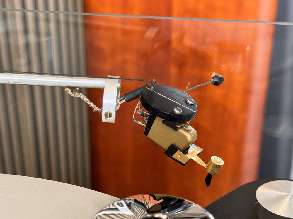 Gramofon Transcripton unikatowy transrotor szklo aluminium manualny