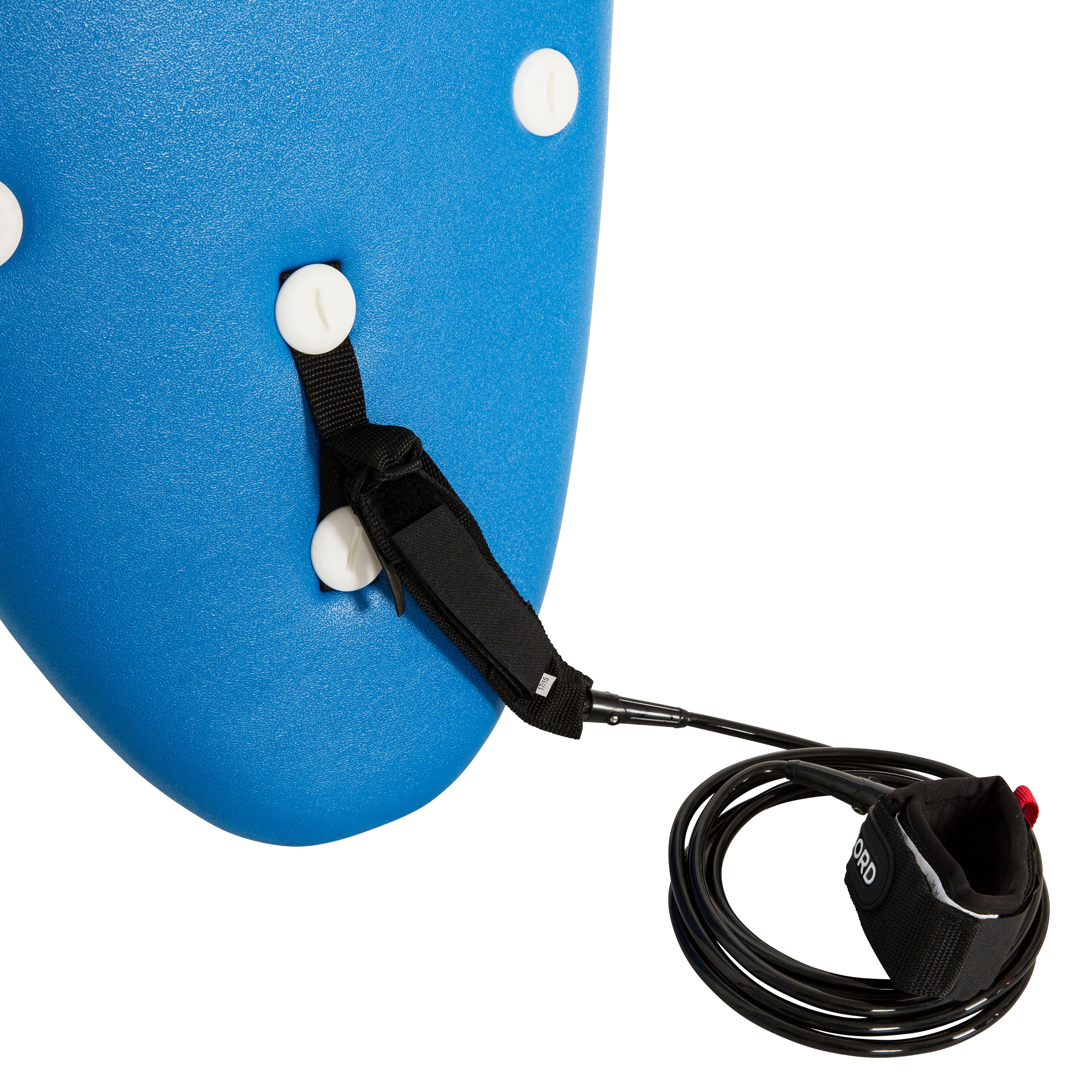 Prancha de SURF 100 espuma 6" fornecida com leash.