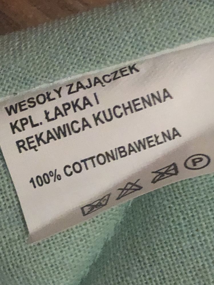 Rękawica kuchenna i łapka zestaw Wielkanoc zajączek  Altom Design