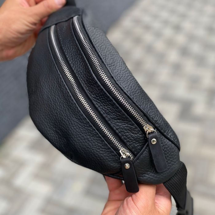 Бананка сумка шкіряна через плече слінг Turtle 2.0