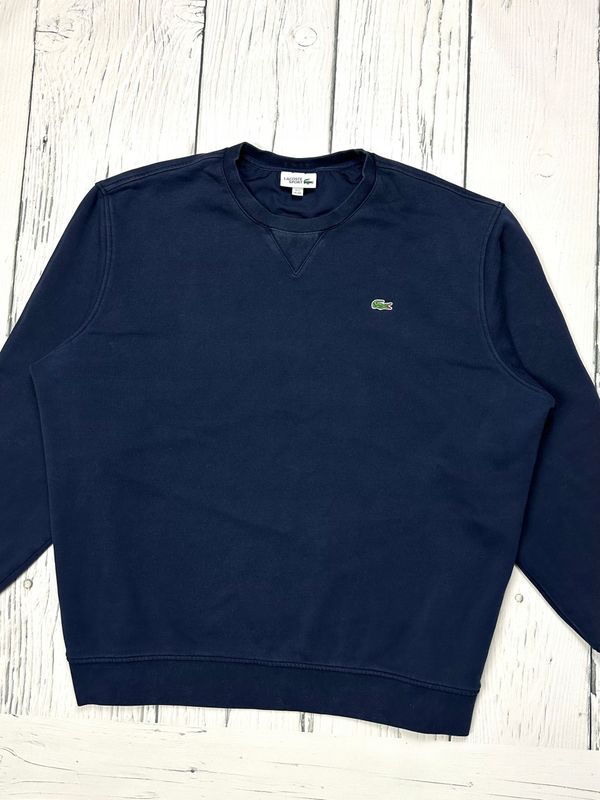 Lacoste Sport Bluza Crewneck Męska Logo na Piersi r. 11 / 2XG / 6XL