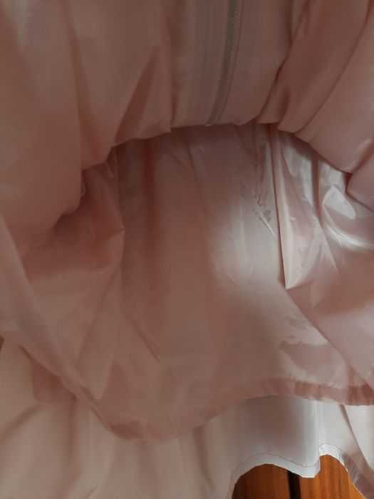 Gabardine / Parca rosa bebé