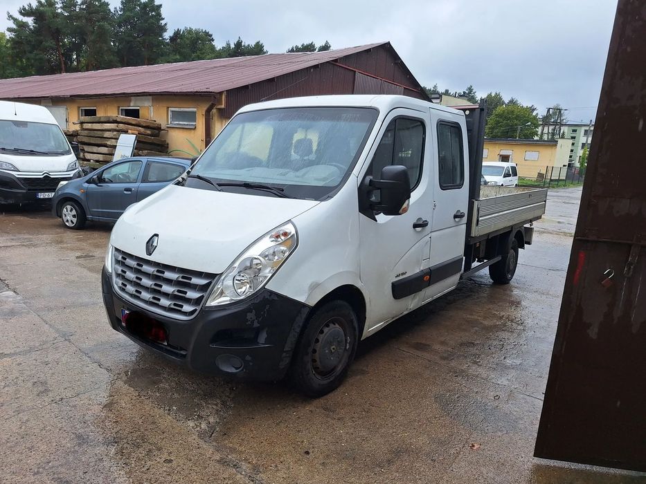 Renault MASTER  Renault master skrzyniowy klimatyzcja 7 miejsc doka
