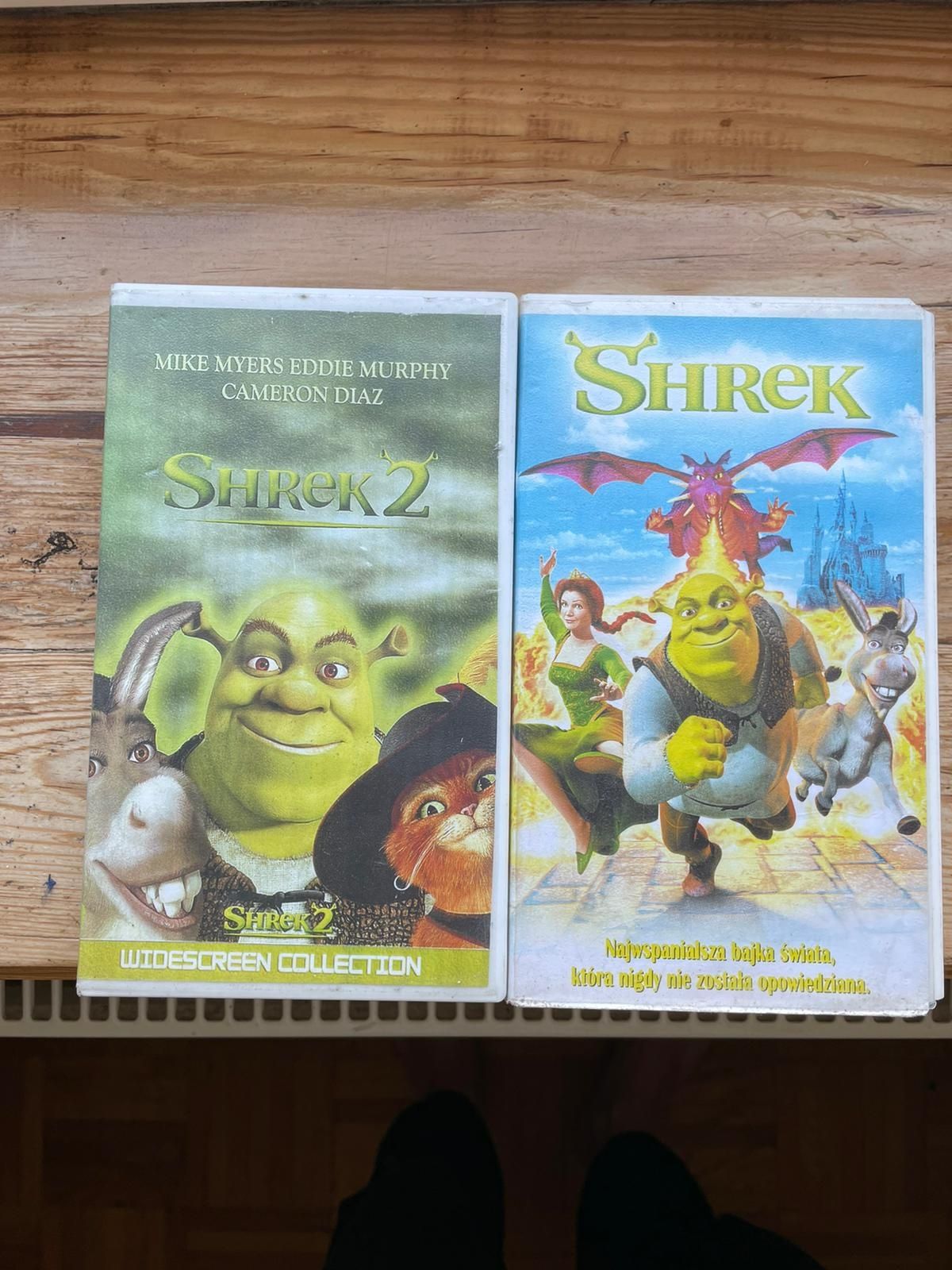 Shrek 1 i 2 kaseta vhs