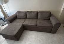 Sofá chaise long com cama