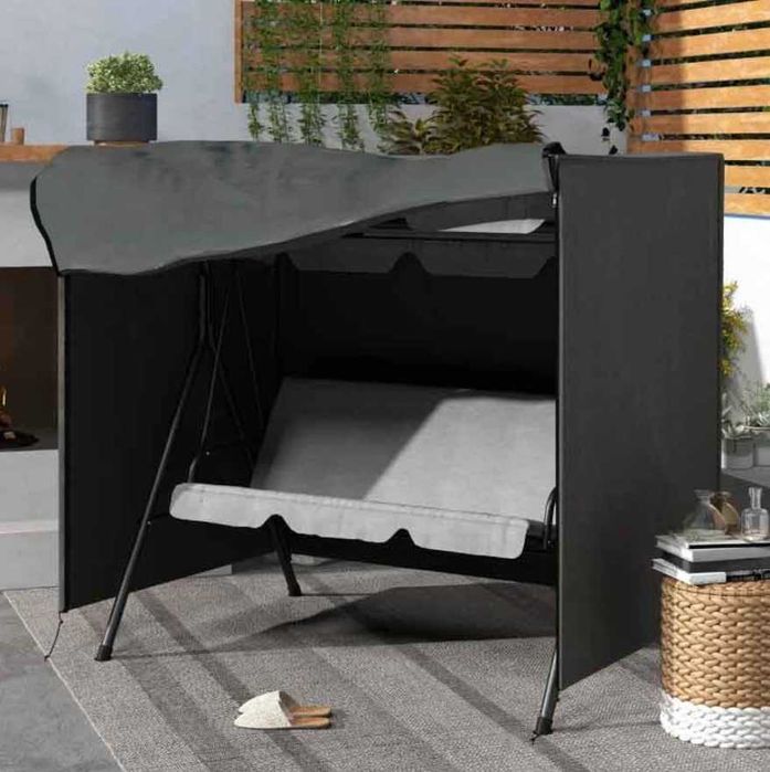 Outsunny Pokrowiec na huśtawkę ogrodową, 177 x 114 x 152 cm