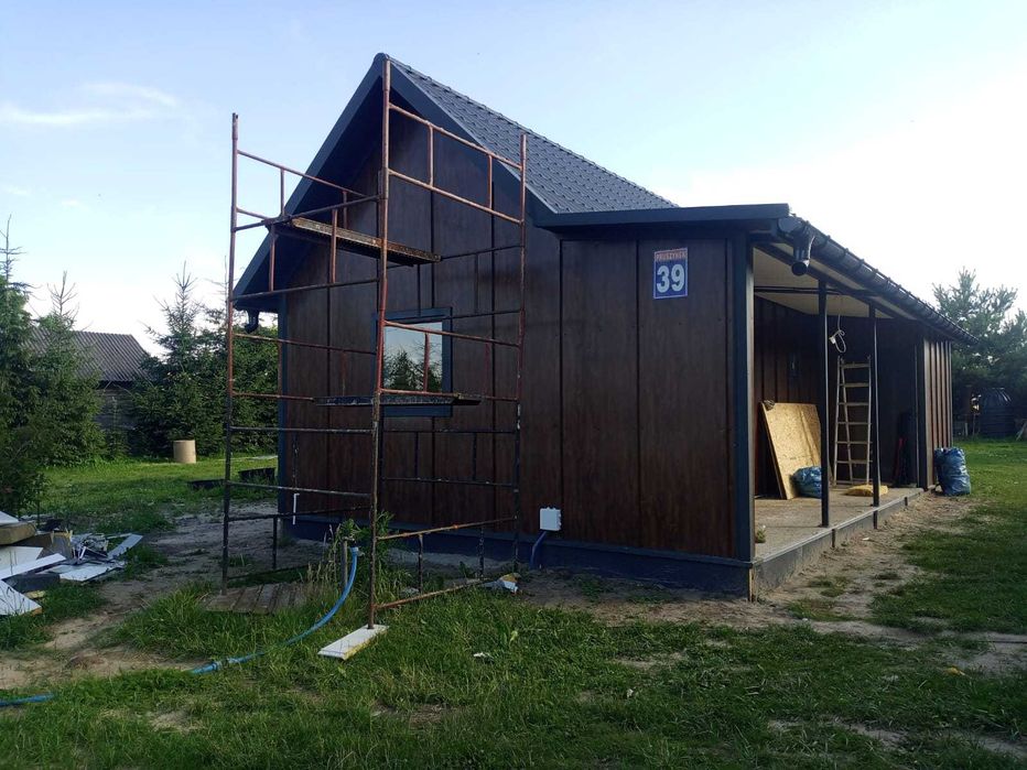 GARAŻE, HALE, KONTENERY, bramy z płyty warstwowej, płyta I i II gat.