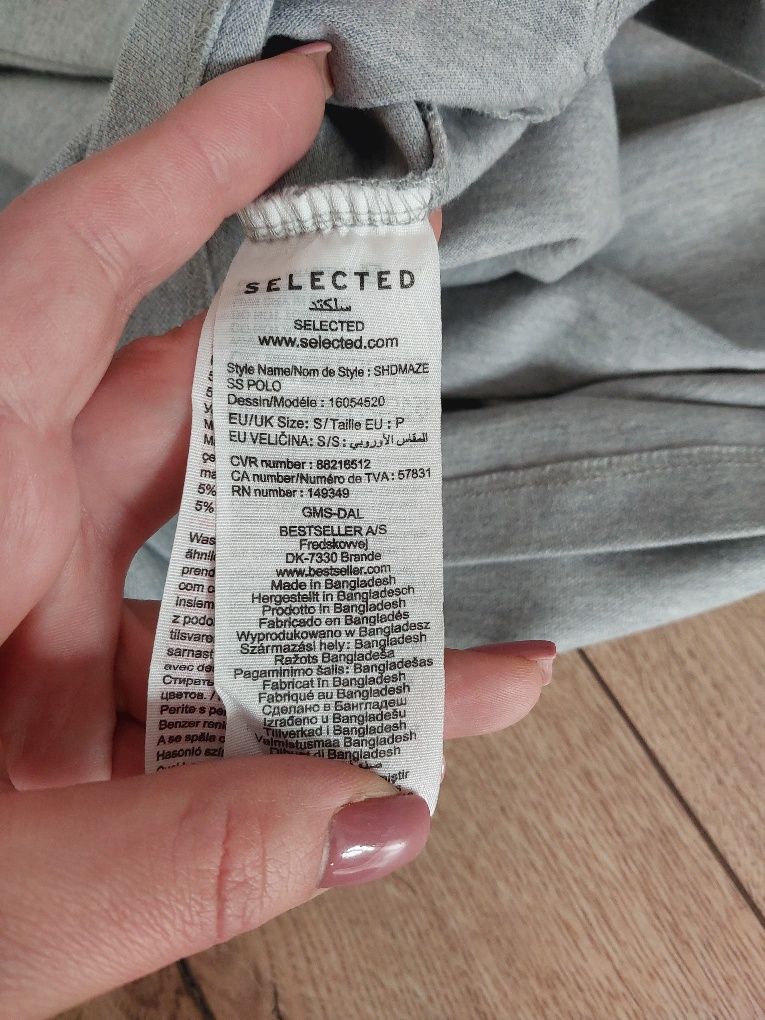Koszulka polo Polówka męska Selected Homme koszulka ze stójką Jakość