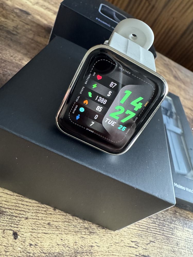 Maimo Watch FLOW smartwatch GPS zegarek Amoled beżowy Huawei