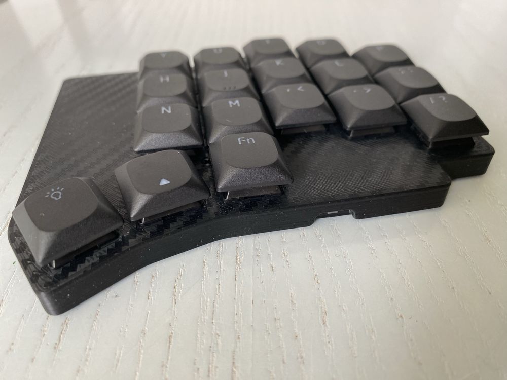 Ергономічна спліт клавіатура Flake 2 в 1 (choc+mx), підтримка Miryoku