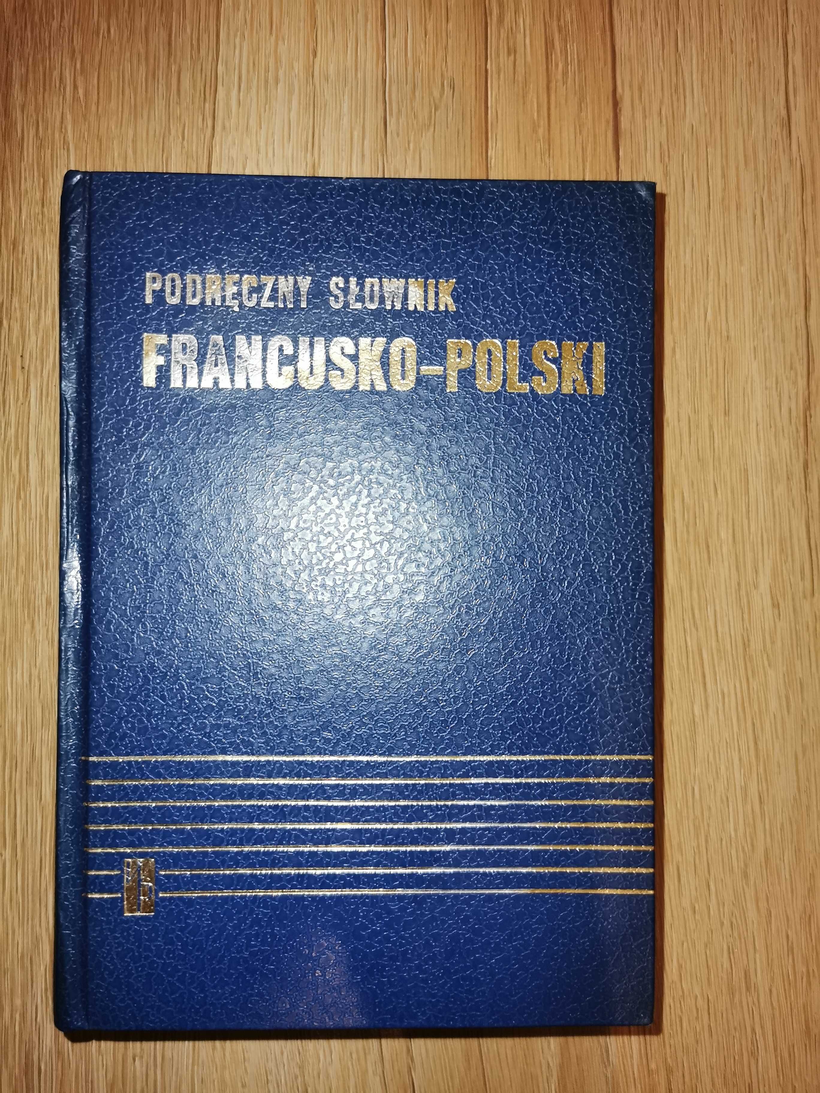 Bardzo gruby słownik francusko-polski ponad 1000 stron