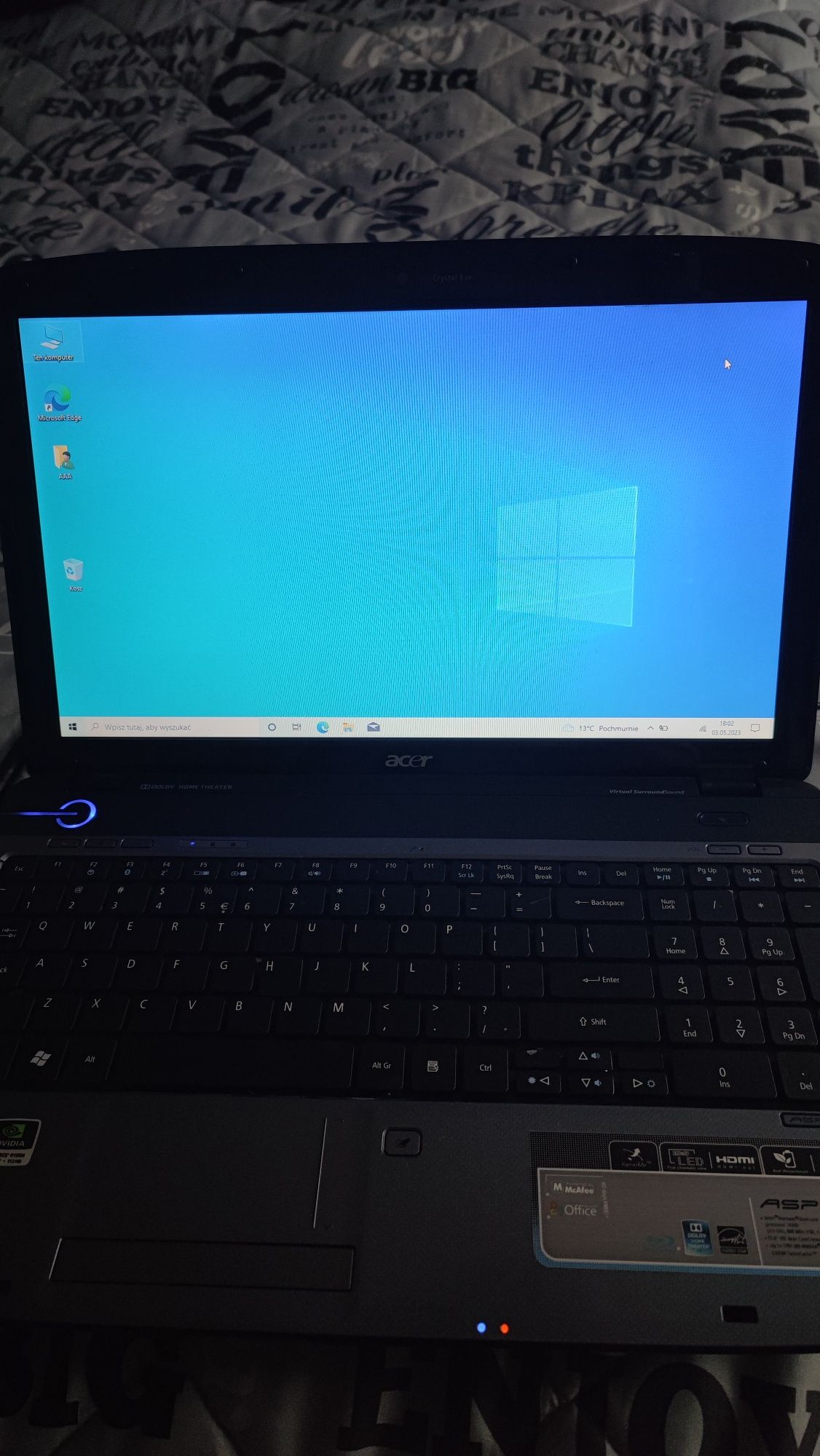 Acer Aspire 5738ZG