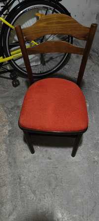 4x Krzesła PRL (czerwone)