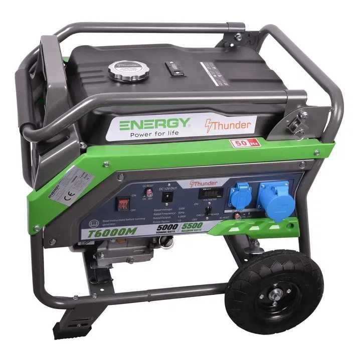 Генератор бензиновый 5 кВт/6кВА CGM T6000M Италия, Гарантия, наличии