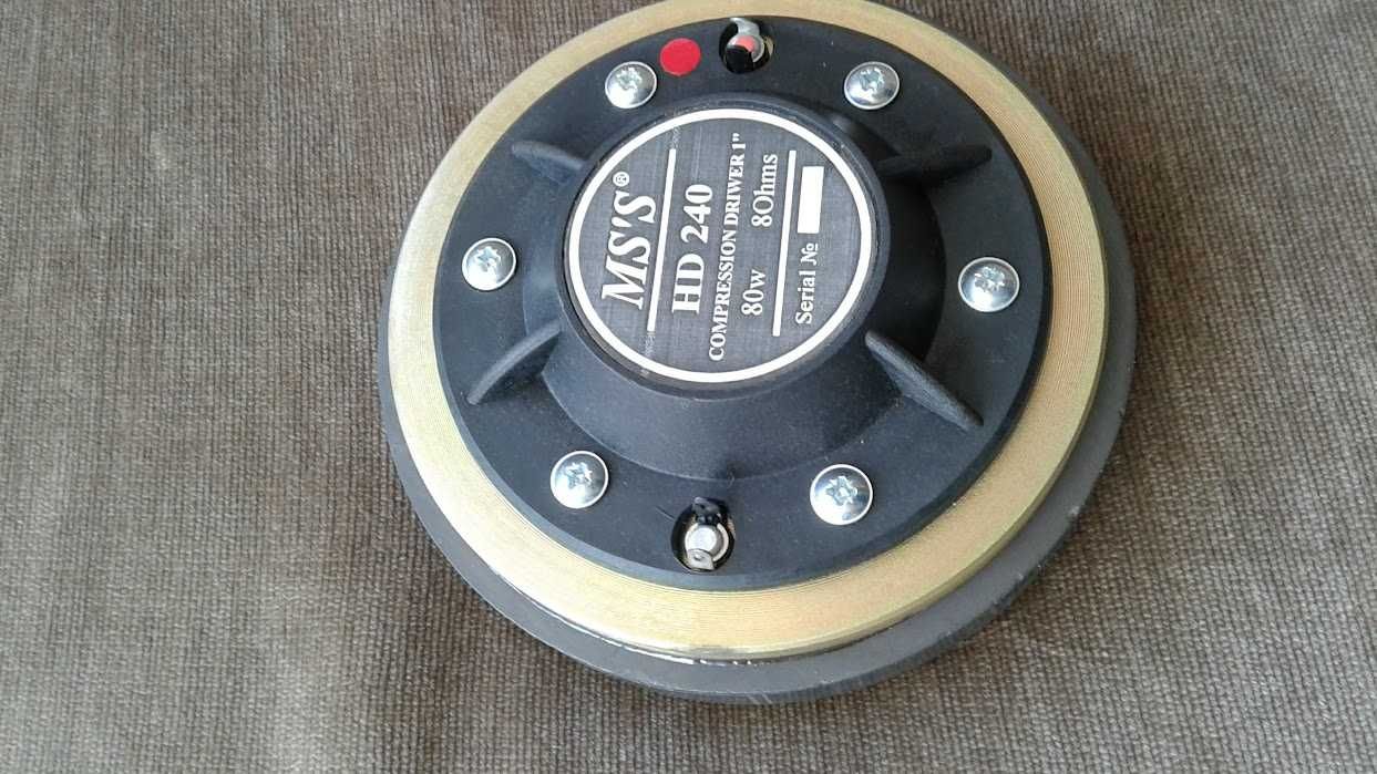 Продам компрессионный драйвер MS-S 1" 80 ватт. 8 ом.(Без использования