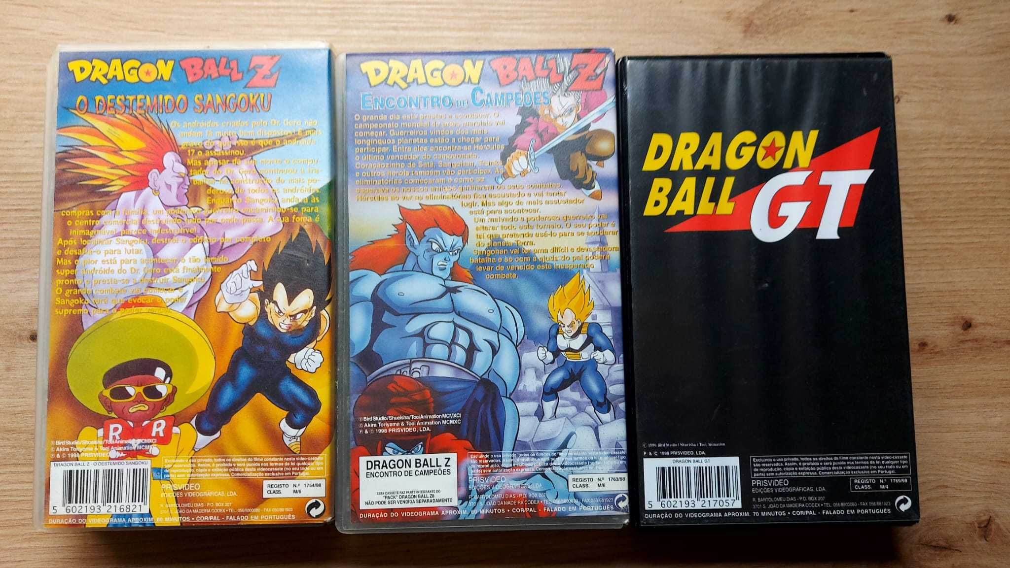 Dragon Ball Z/GT Cassetes VHS