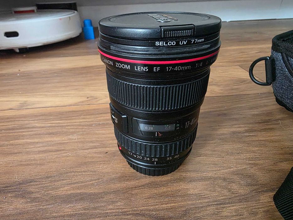 Zestaw Canon 6D plecak obiektywy