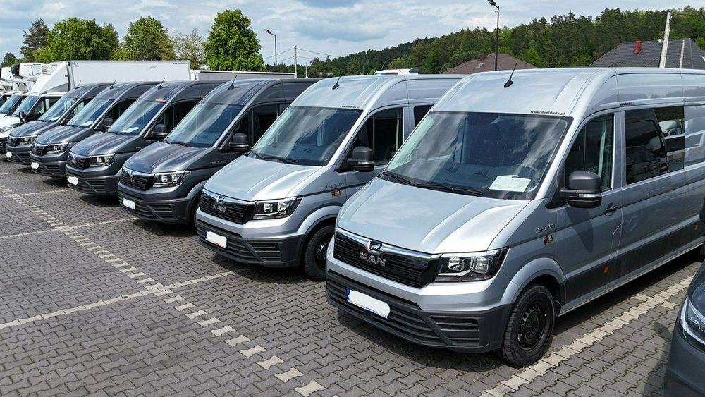 MAN TGE  3.180 Automat 7-OSÓB Brygadówka EXTRA LONG L5H3 Nowy 2024 Crafter