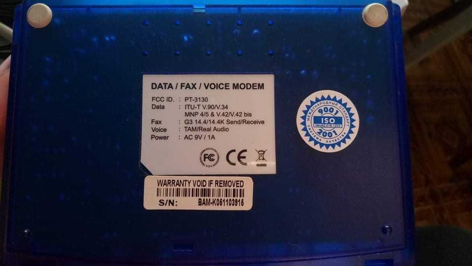 Модем OMNI 56K для факса