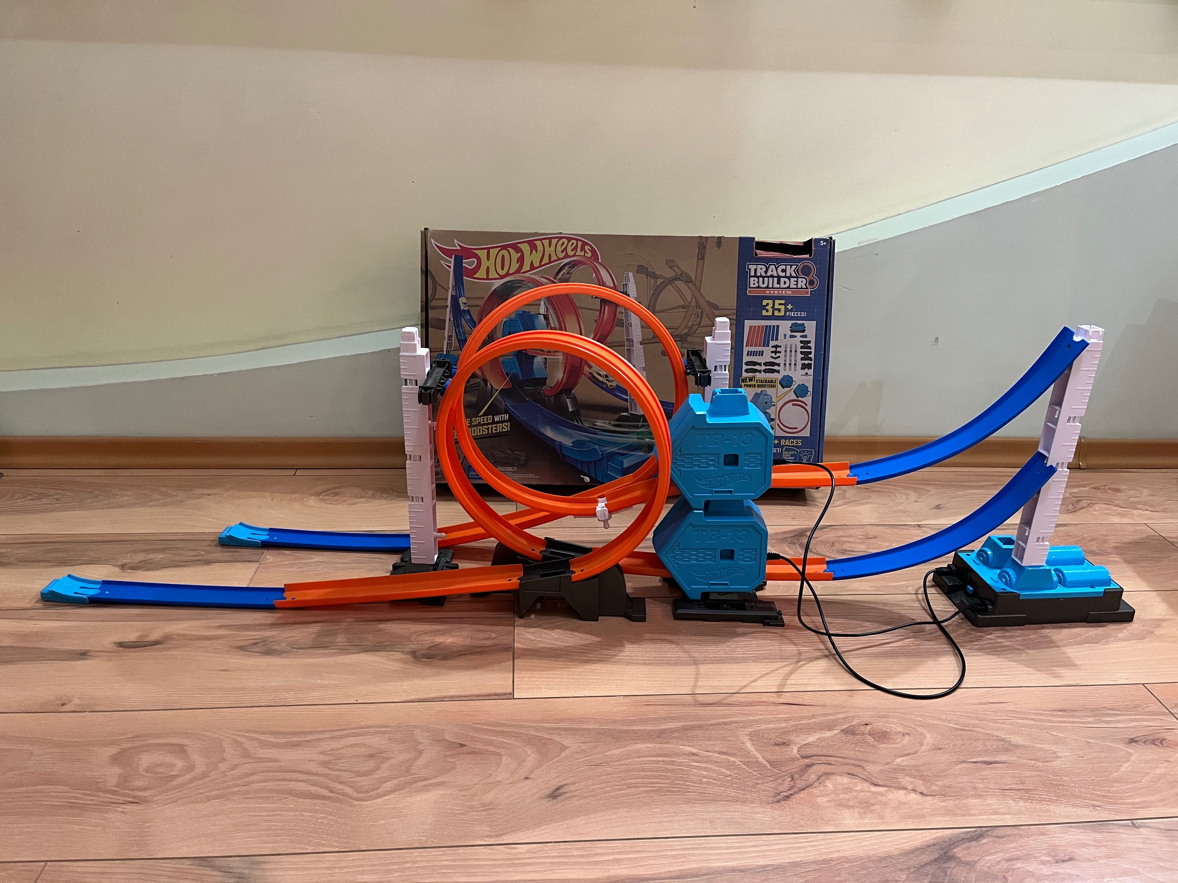 Трек hot wheels builder system дорога петля