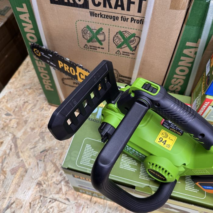 Акумуляторна ланцюгова пила Procraft PKA42Li (20В, 4А·г, 1 АКБ ЗП