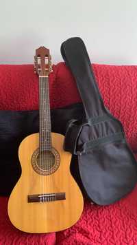 Guitarra Artesanal 101 SM 1/2 como nova + cordas novas + saco