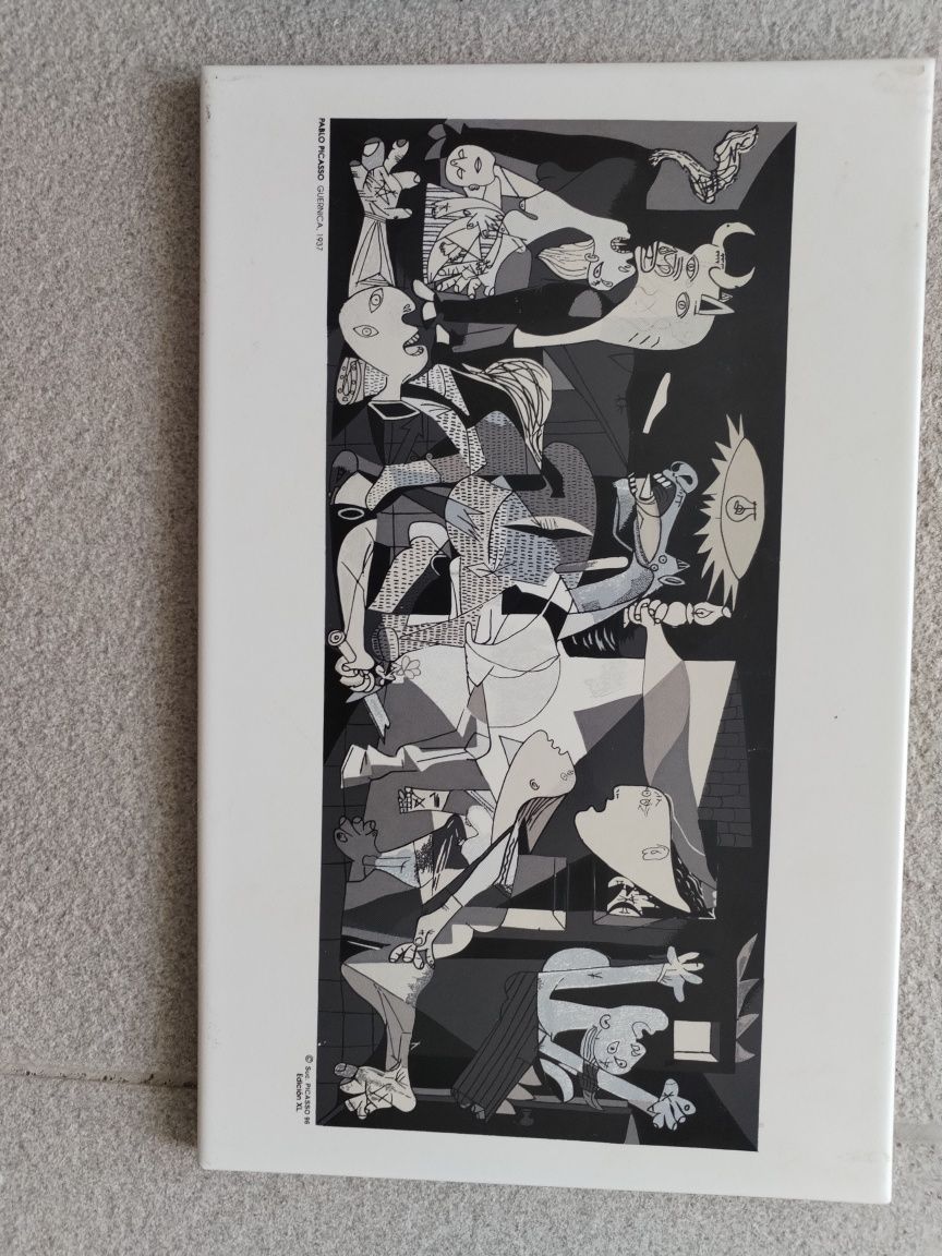 Peça de azulejo com imagem Picasso 32/20