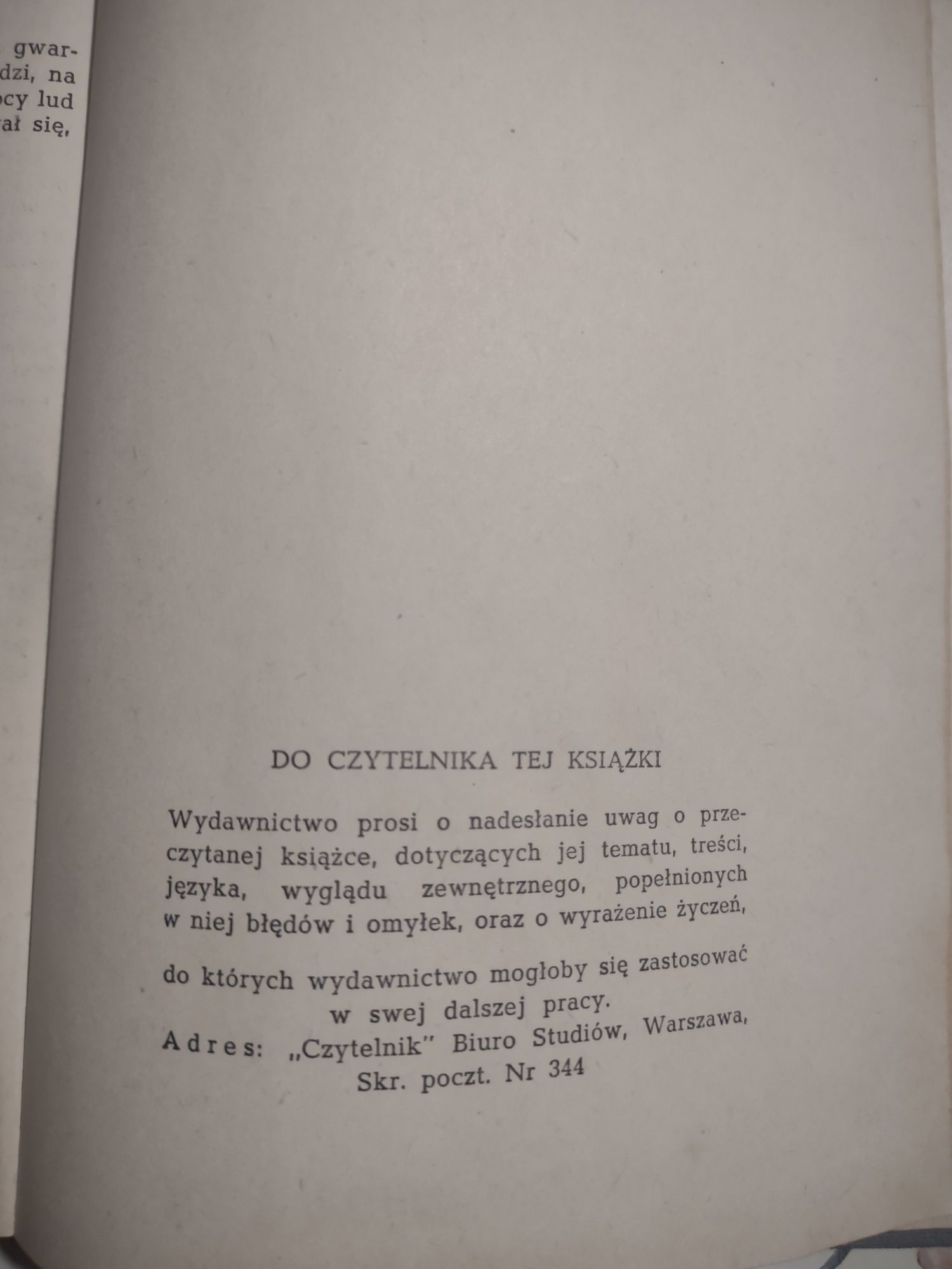 Obywatele Spółdzielnia Wydawnicza Czytelnik 1954