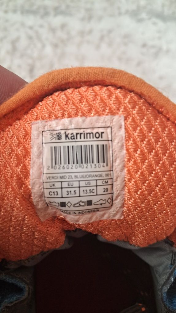 Черевики дитячі Karrimor водонепроникні