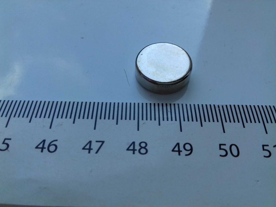 Magnes neodymowy okrągły mocny, 15mm x 4,8mm, 305958