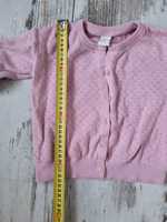 Zestaw bluza sweter 98 h&m rozowe