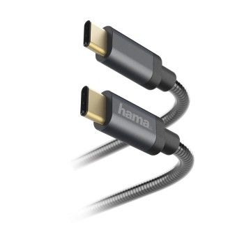 Hama - kabel ładujący/data "metal" USB Typ-C, 1.5M - OUTLET